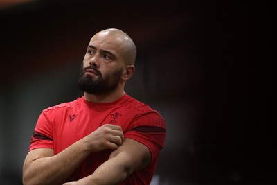 100226 - Wales Rugby Training - Josh Macleod during training