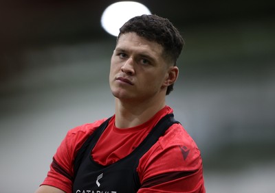 100226 - Wales Rugby Training - James Botham during training