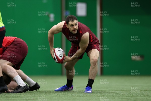 100226 - Wales Rugby Training - Tomos Williams during training