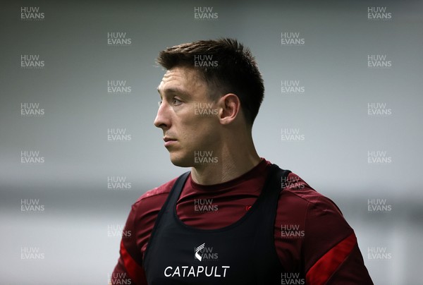 100226 - Wales Rugby Training - Josh Adams during training