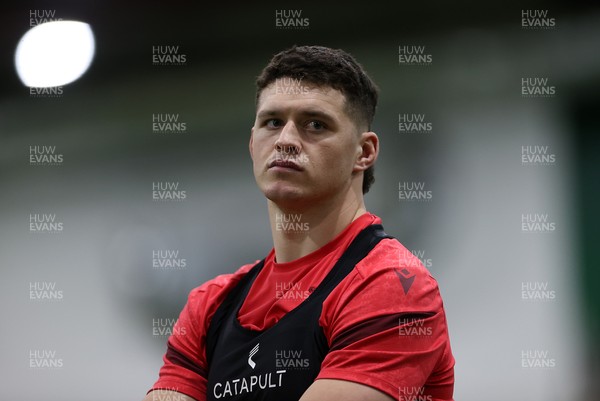 100226 - Wales Rugby Training - James Botham during training