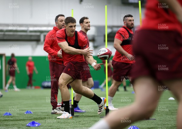 100226 - Wales Rugby Training - Joe Hawkins during training