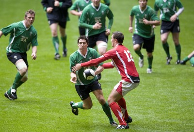 10.03.09 - Wales Rugby Training - James Hook in action during training. 