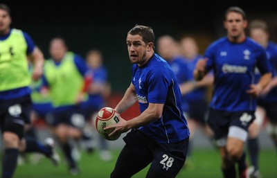 10.03.11 - Wales Rugby Training - Shane Williams during training. 