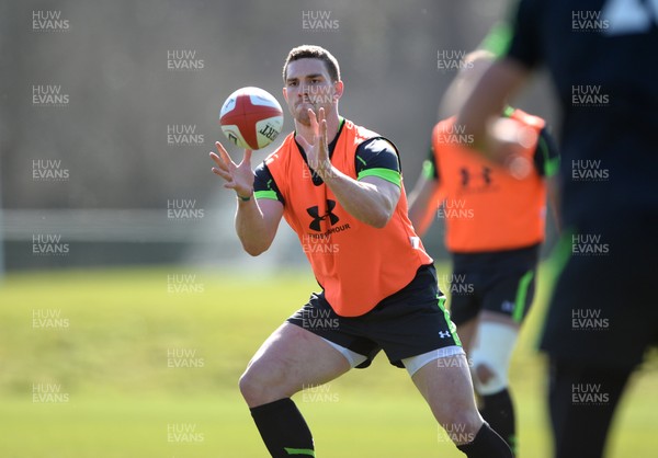 100315 - Wales Rugby Training -George North during training