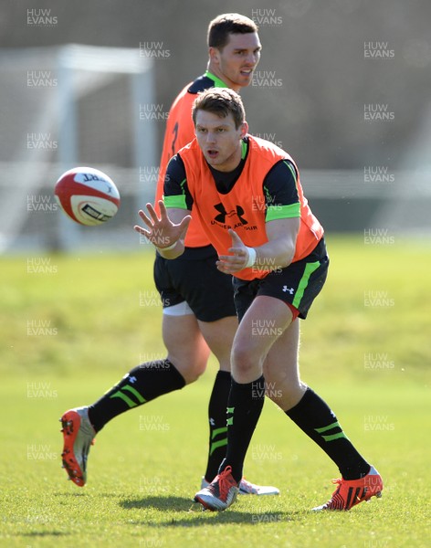 100315 - Wales Rugby Training -Dan Biggar during training