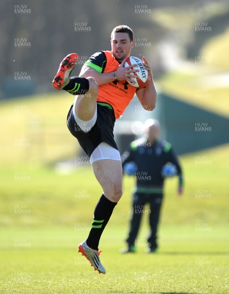 100315 - Wales Rugby Training -George North during training