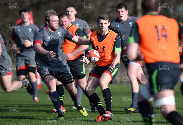 100315 - Wales Rugby Training -Dan Biggar during training