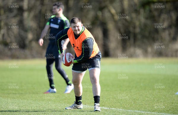 100315 - Wales Rugby Training -Rob Evans during training