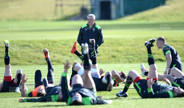 100315 - Wales Rugby Training -Warren Gatland during training