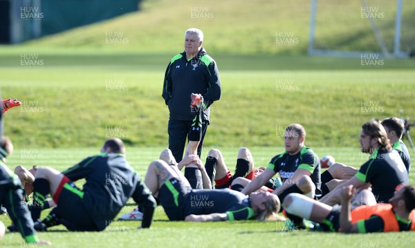 100315 - Wales Rugby Training -Warren Gatland during training