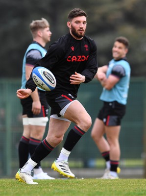 100323 - Wales Rugby Training - Owen Williams during training