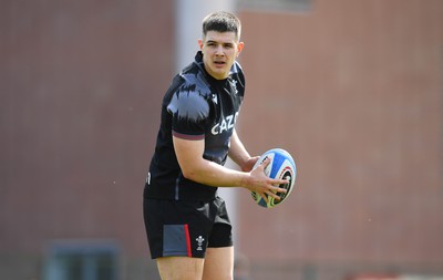 100323 - Wales Rugby Training - Joe Hawkins during training