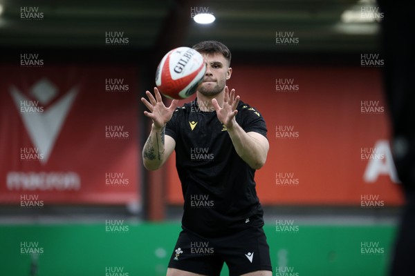 100325 - Wales Rugby Training - Joe Roberts during training