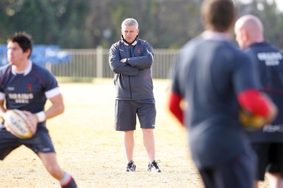 10.06.08 Wales rugby in South Africa... Coach Warren Gatland  in training.  