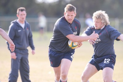 10.06.08 Wales rugby in South Africa... Rhys Thomas  in training.  