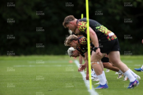 100626 - Wales Rugby Training - Taine Plumtree during training