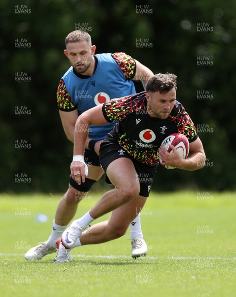 100626 - Wales Rugby Training - Mason Grady during training