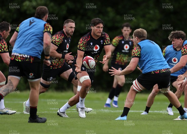 100626 - Wales Rugby Training - Teddy Williams during training