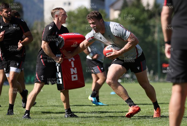 100723 - Wales Rugby World Cup Training camp in Fiesch, Switzerland - Will Rowlands during training