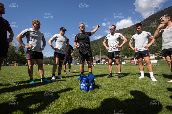 100723 - Wales Rugby World Cup Training camp in Fiesch, Switzerland - Head of Strength & Conditioning Huw Bennett