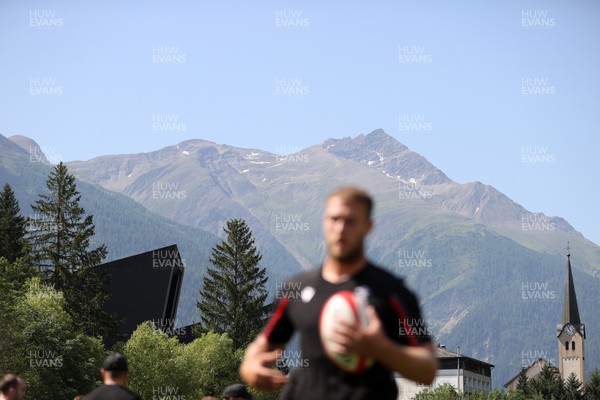 100723 - Wales Rugby World Cup Training camp in Fiesch, Switzerland - 