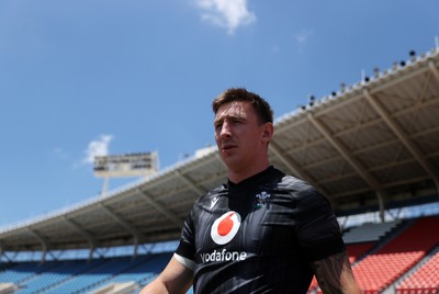 100725 - Wales Rugby Training in the final week of their tour to Japan - Josh Adams
