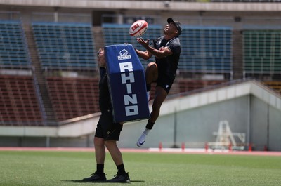 100725 - Wales Rugby Training in the final week of their tour to Japan - Keelan Giles during training