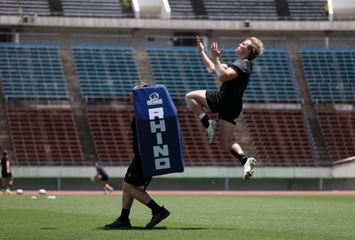 100725 - Wales Rugby Training in the final week of their tour to Japan - Blair Murray during training