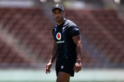 100725 - Wales Rugby Training in the final week of their tour to Japan - Keelan Giles during training
