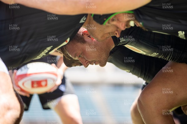 100725 - Wales Rugby Training in the final week of their tour to Japan - Dewi Lake during training