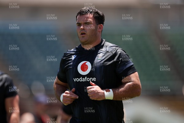 100725 - Wales Rugby Training in the final week of their tour to Japan - Chris Coleman during training