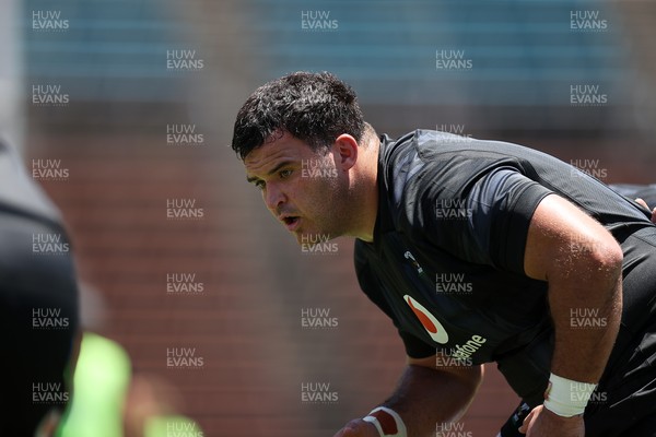 100725 - Wales Rugby Training in the final week of their tour to Japan - Chris Coleman during training