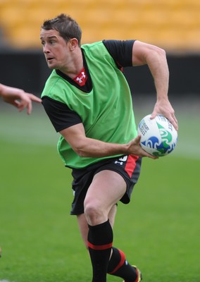 10.10.11 - Wales Rugby Training - Shane Williams during training. 