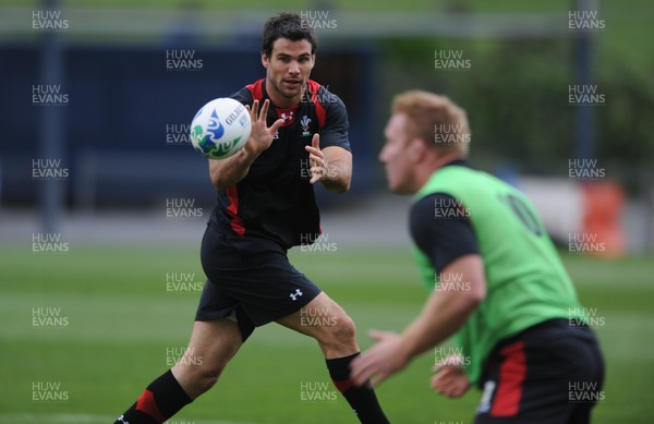 10.10.11 - Wales Rugby Training - Mike Phillips during training. 