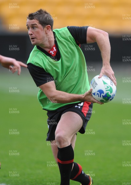 10.10.11 - Wales Rugby Training - Shane Williams during training. 