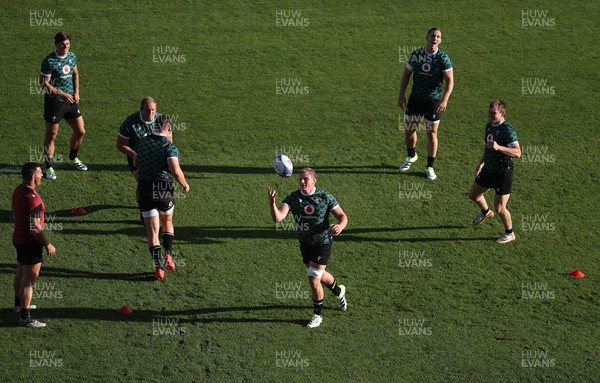 101023 - Wales Rugby Training at Toulon�s ground in the week leading up to their quarter final match against Argentina - Jac Morgan during training