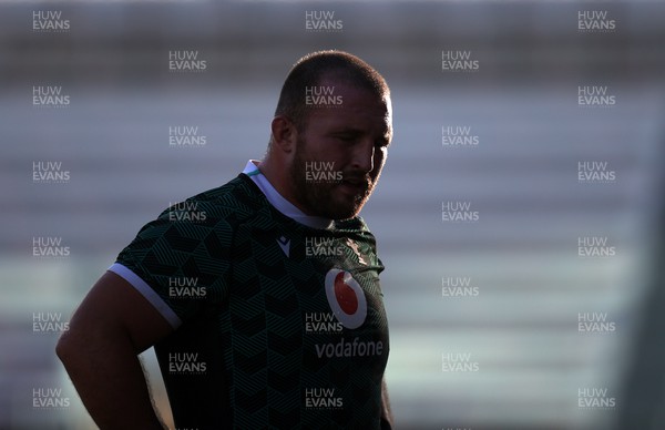 101023 - Wales Rugby Training at Toulon�s ground in the week leading up to their quarter final match against Argentina - Dillon Lewis during training