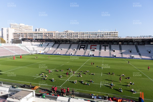 101023 - Wales Rugby Training at Toulon�s ground in the week leading up to their quarter final match against Argentina - General View of State Mayol