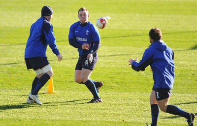 10.11.10 - Wales Rugby Training - Matthew Rees during training. 