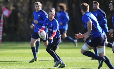 10.11.10 - Wales Rugby Training - Shane Williams during training. 