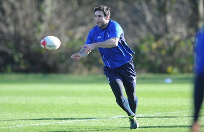 10.11.10 - Wales Rugby Training - Stephen Jones during training. 
