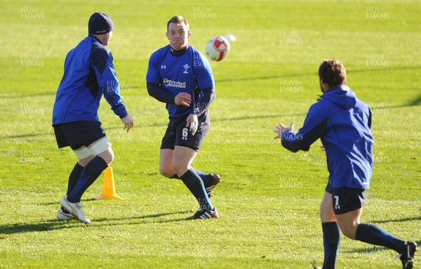 10.11.10 - Wales Rugby Training - Matthew Rees during training. 