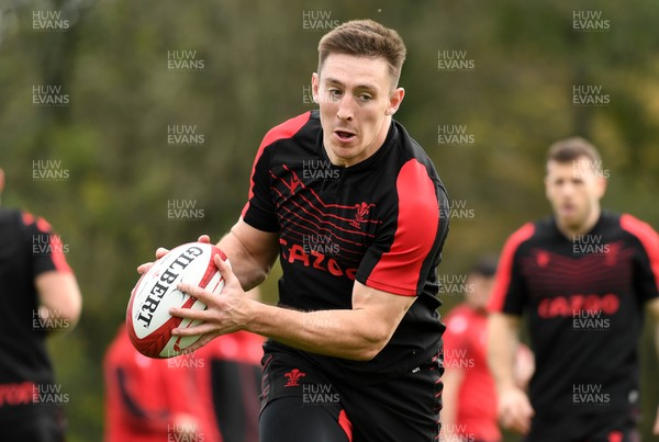 101121 - Wales Rugby Training - Josh Adams during training