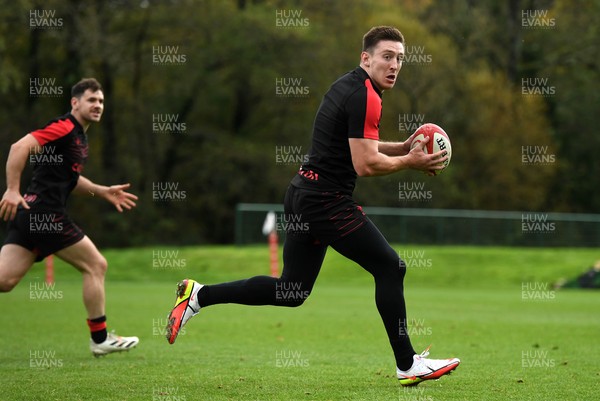 101121 - Wales Rugby Training - Josh Adams during training