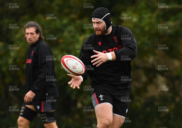 101122 - Wales Rugby Training - Rhodri Jones during training