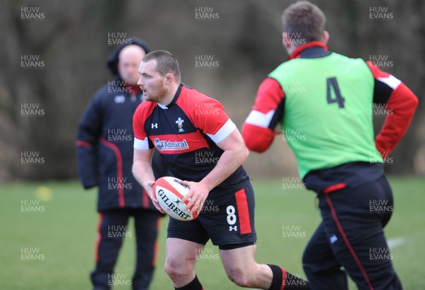 110313 - Wales Rugby Training -Ken Owens during training