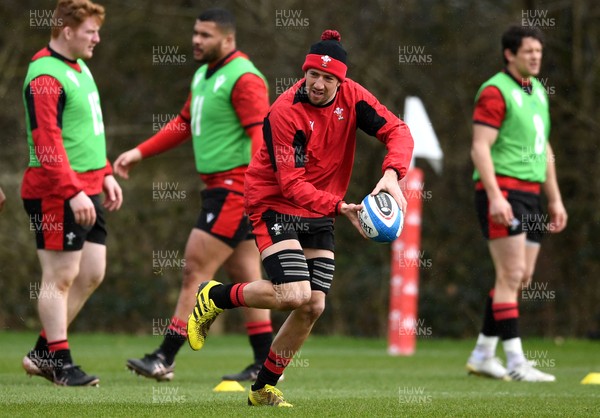 110321 - Wales Rugby Training - Justin Tipuric during training