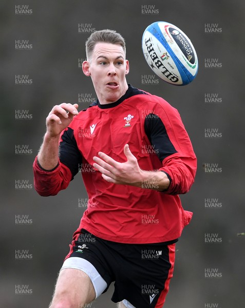 110321 - Wales Rugby Training - Liam Williams during training