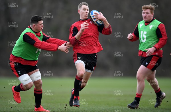 110321 - Wales Rugby Training - Liam Williams during training